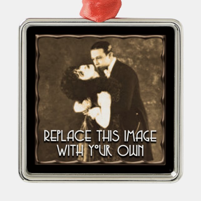 Copper Frame Template Metal Tree Decoration (Front)