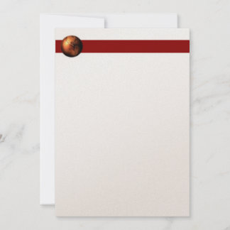 Copper Globe Invitation