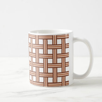 copper grid coffee mug