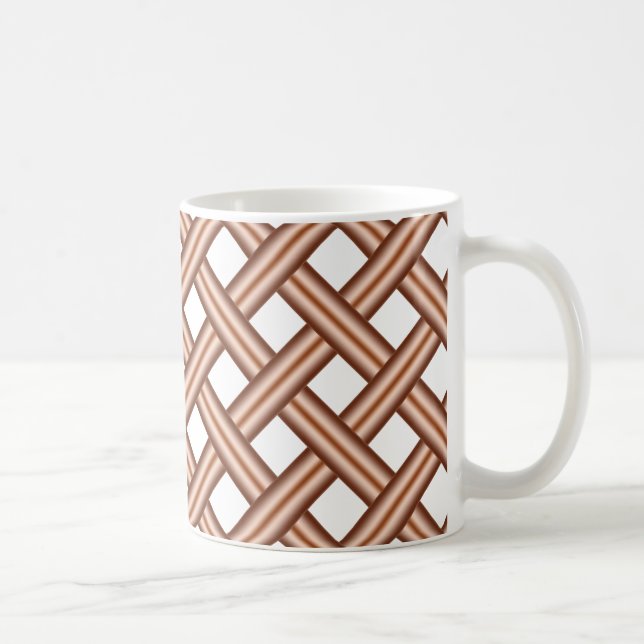copper grid coffee mug (Right)
