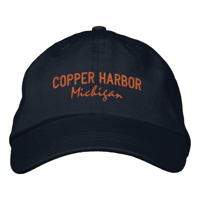 Copper Harbor Embroidered Hat (Front)
