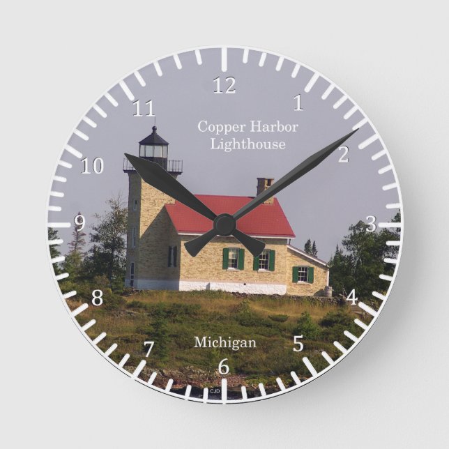 Copper Harbour Lighthouse clock (Front)