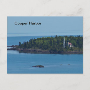 Copper Harbour Michigan Lighthouse Postcard