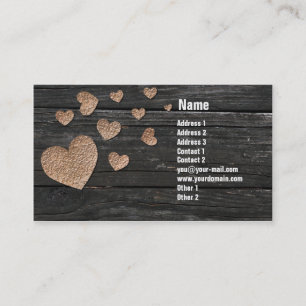Copper Heart business cards