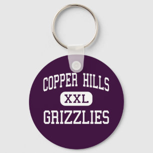 Copper Hills - Grizzlies - High - West Jordan Utah Key Ring