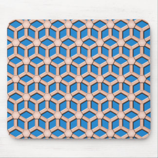 Copper II Tiled Hex Mouse Pad