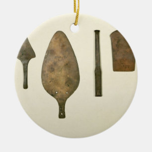 Copper implements, Harappa, 2300-1750 BC Ceramic Tree Decoration