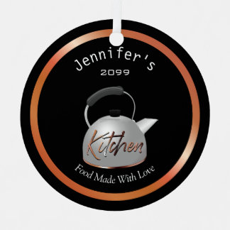 Copper Kitchen Food Made With Love  Metal Tree Decoration