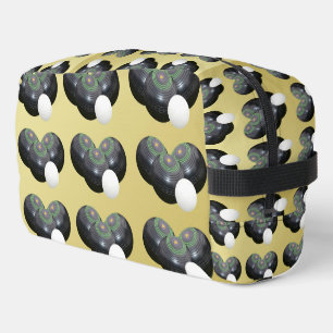 Copper Lawn Bowls And Jack, Dopp Kit