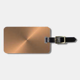 Copper Luggage Tag