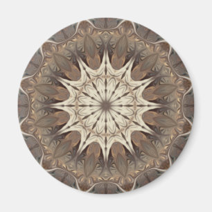 Copper Medallion Kaleidoscope Magnet