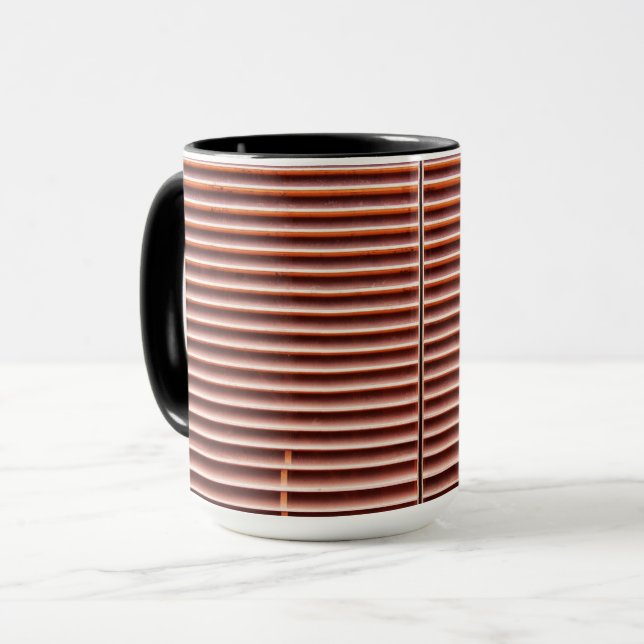 Copper Metal Coffee Mug (Front Left)