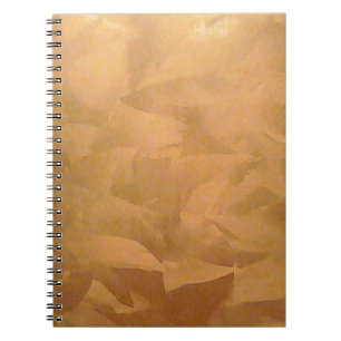Copper Metallic Hand Brushed Notebook