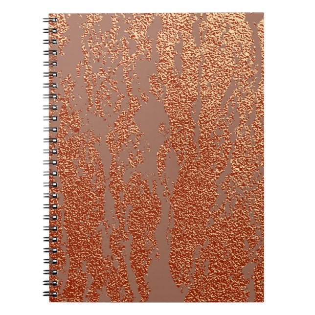 Copper Metallic Notebook (Front)
