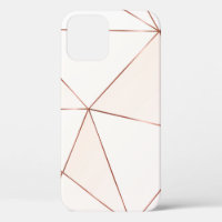 Copper metallic polygonal texture with bronze glit
