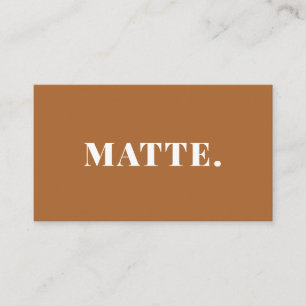 Copper Modern Elegant Minimalist Professional Business Card