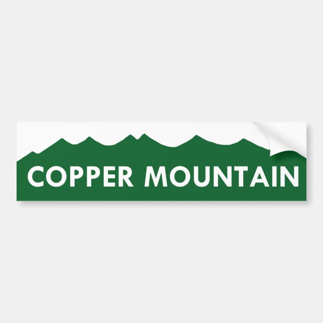 Copper Mountain Colorado Bumper Sticker (Front)