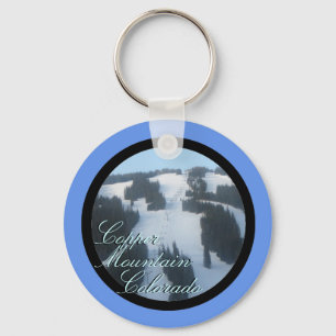 Copper Mountain Colorado scenic mountain keychain