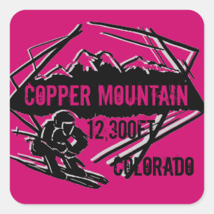 Copper Mountain Colorado ski elevation sticker