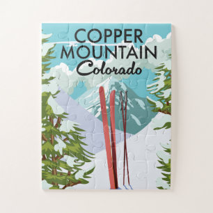 Copper Mountain Colorado Ski Jigsaw Puzzle