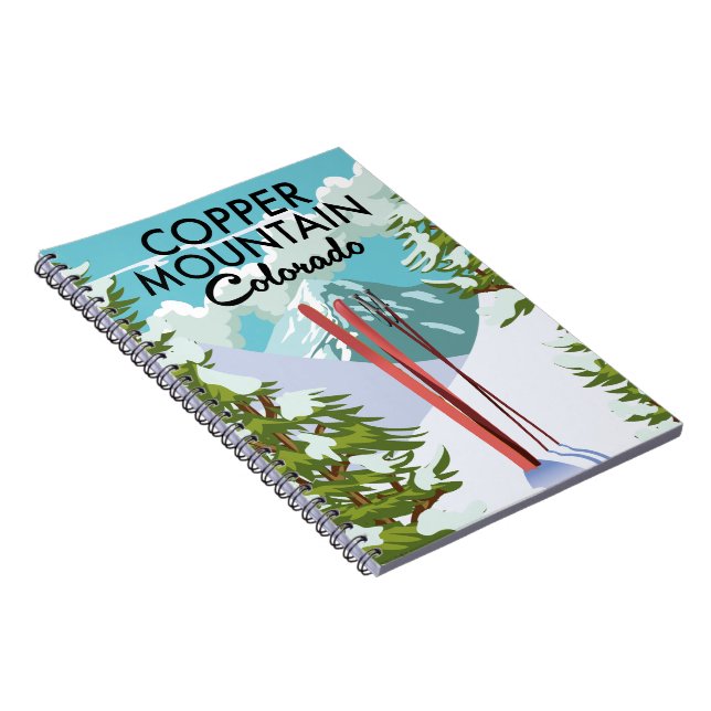 Copper Mountain Colorado Ski Notebook (Right Side)