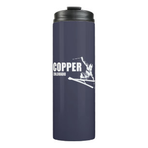 Copper Mountain Colorado Skier Thermal Tumbler