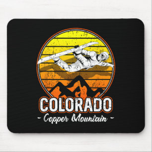 Copper Mountain Colorado Snowboarding Mouse Mat