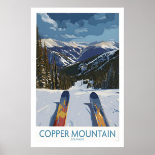 Copper Mountain Colorado Wall Art Snowy Peak