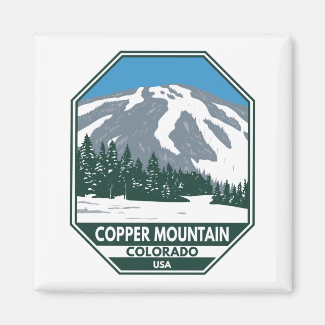 Copper Mountain Ski Area Colorado Magnet (Front)