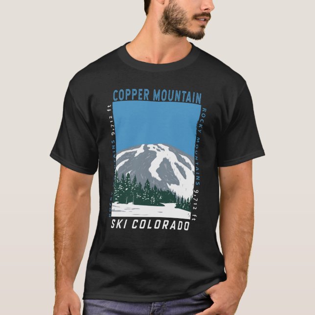Copper Mountain Ski Area Colorado Vintage T-Shirt (Front)