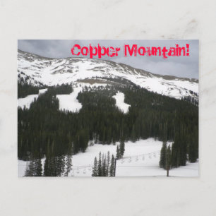 Copper Mountain Ski Area Postcard