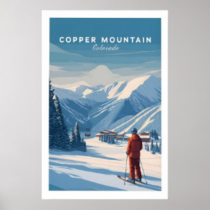 Copper Mountain Ski Poster 1
