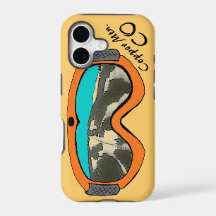 Copper Mtn. Colorado orange snow goggle iphone 5