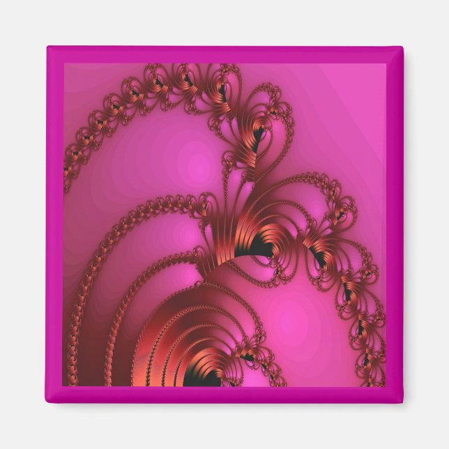 Copper On Pink Magnet (Front)