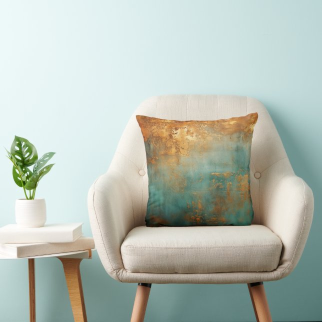 Copper Patina Rustic Cushion (Chair)