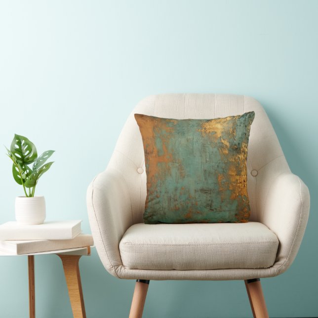 Copper Patina Rustic Cushion (Chair)