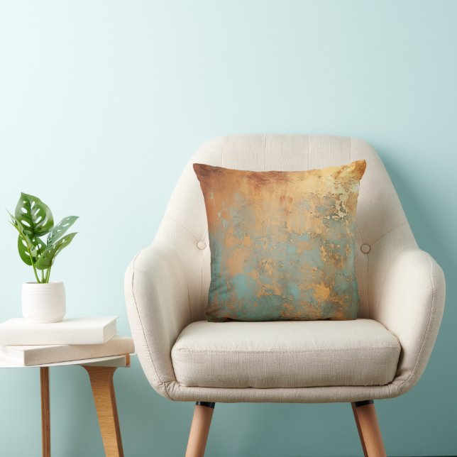 Copper Patina Rustic Cushion (Chair)