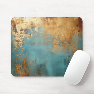 Copper Patina Rustic Metallic Mouse Mat
