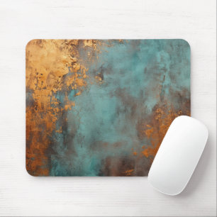 Copper Patina Rustic Metallic Mouse Mat