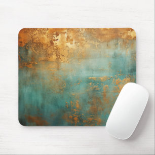 Copper Patina Rustic Metallic  Mouse Mat
