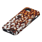 Copper Pheasant Feather Design Case-Mate iPhone Case (Bottom)