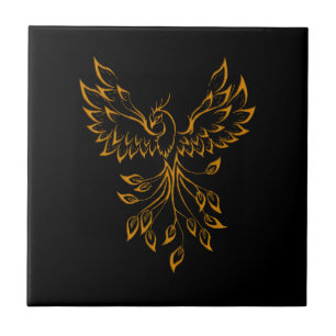 Copper Phoenix  Tile