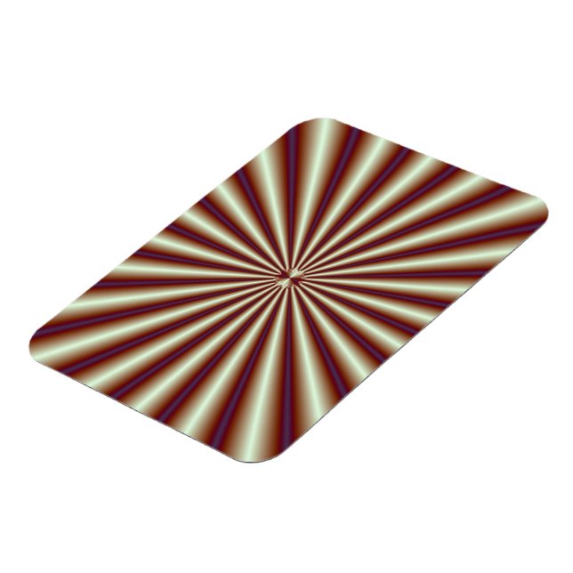 Copper Pleats Photo Magnet (Left Side)