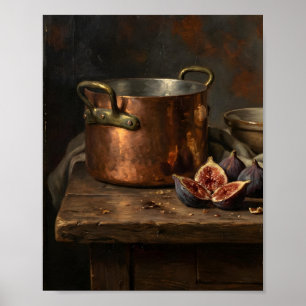 Copper Pot I Vintage Painting Poster