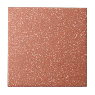 Copper Red Pink Brown Crackle Glaze Solid Colour Tile