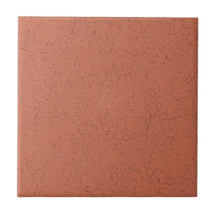 Copper Red Pink Brown Crackle Glaze Solid Colour Tile