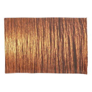 Copper sea pattern pillowcase