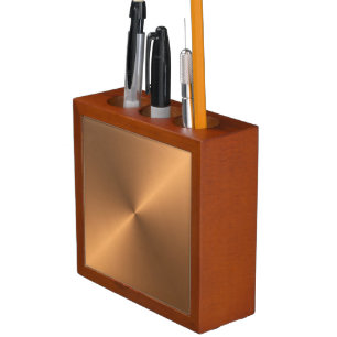 Copper Shine Desk Organiser