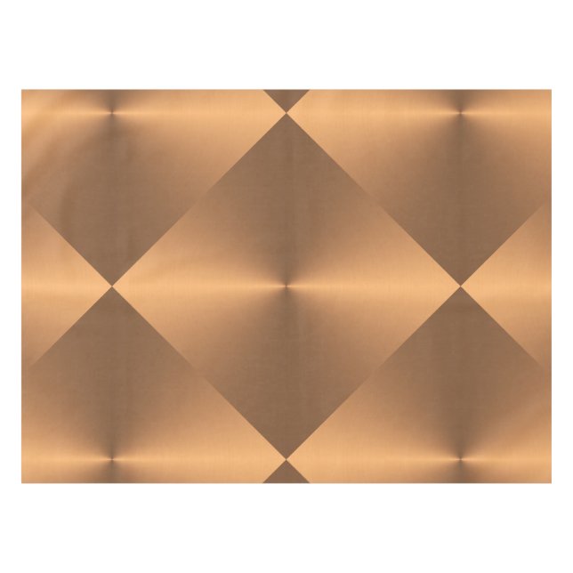 Copper Shine Diamonds Tablecloth (Front (Horizontal))