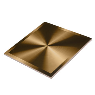 Copper Shiny Metallic Design Stainless Steel Look Tile